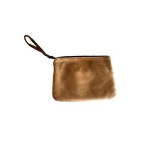 Patricia Nash Embossed Leather Wristlet Clutch - Tan